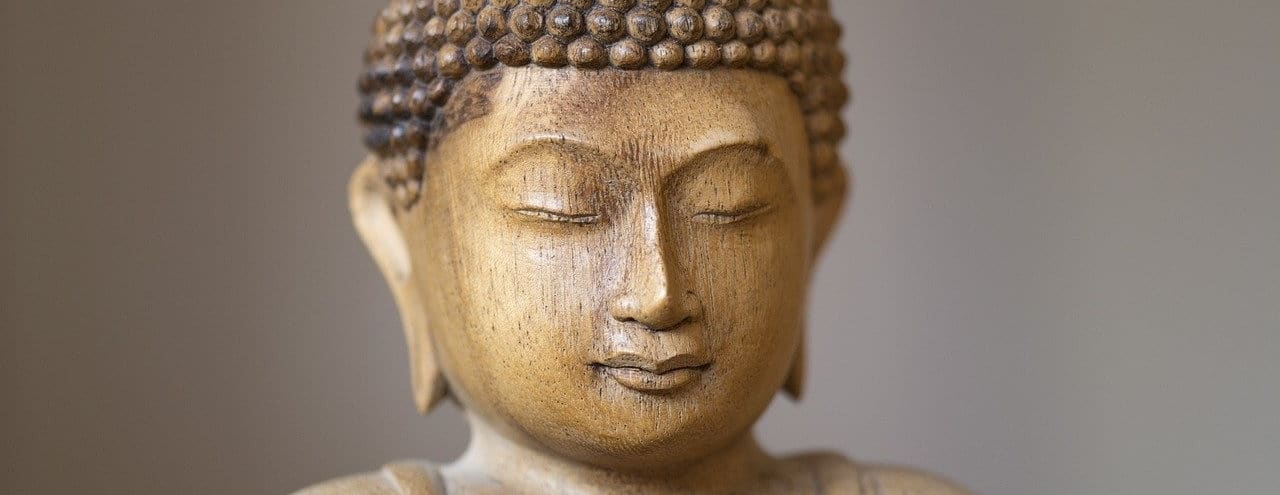 Boeddha's gezicht