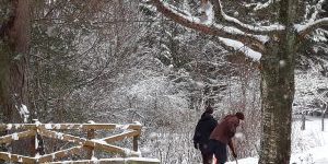 Throssel sneeuwschuiven